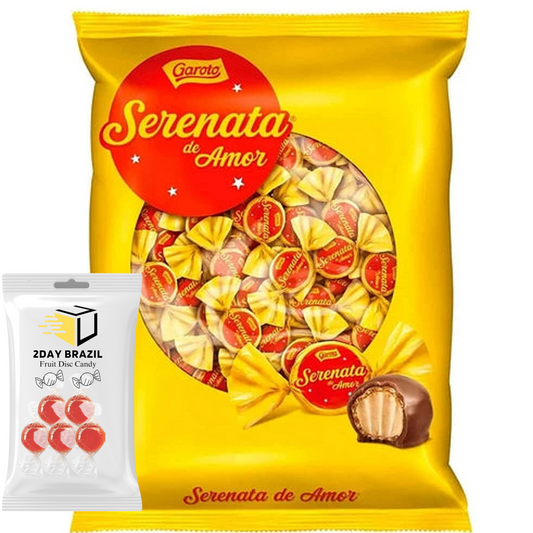 Serenata De Amor BomBom Garoto - 825 g (1.8 lbs) 1 PACK By 2DAY BRAZIL®